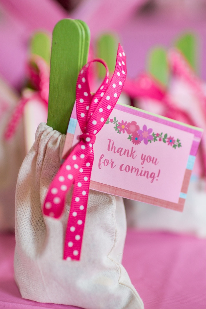Party Thank You Gift Ideas
 American Doll Garden Birthday Party Birthday Party Ideas