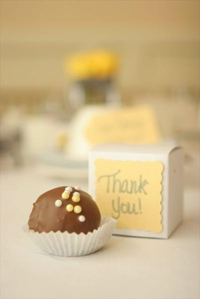 Party Thank You Gift Ideas
 Gourmet Chocolate Wedding Favors