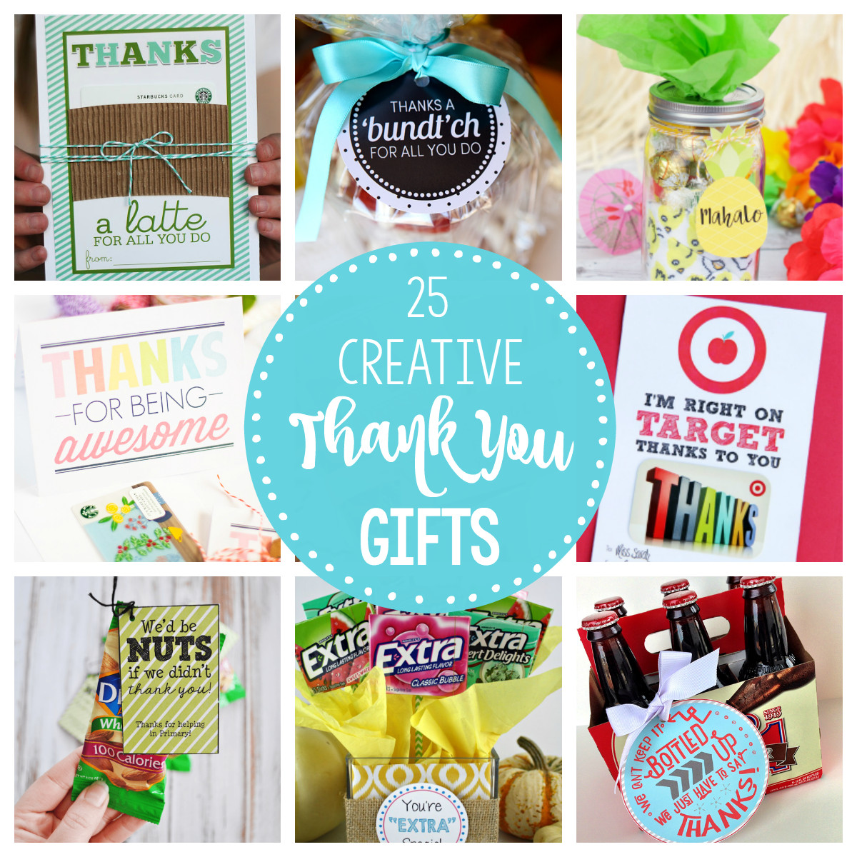 Party Thank You Gift Ideas
 25 Creative & Unique Thank You Gifts – Fun Squared