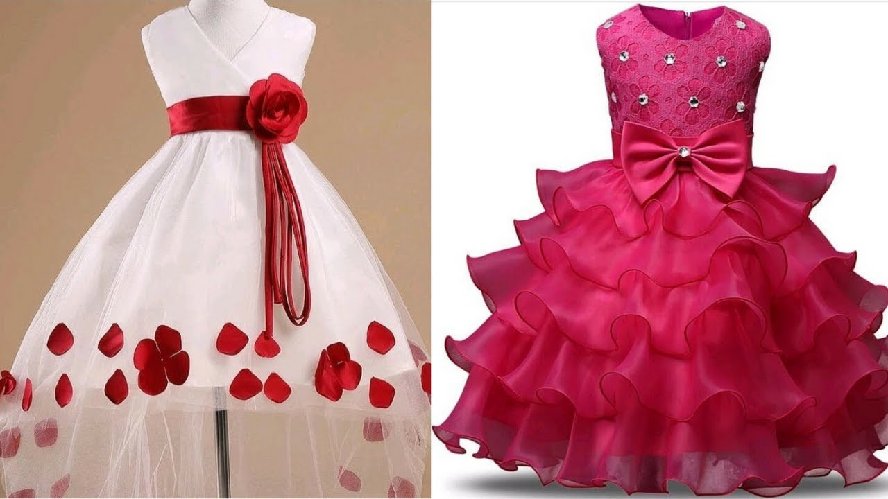 Party Wear For Baby Girls
 Kids party wear designer gown Birthday party dresses for