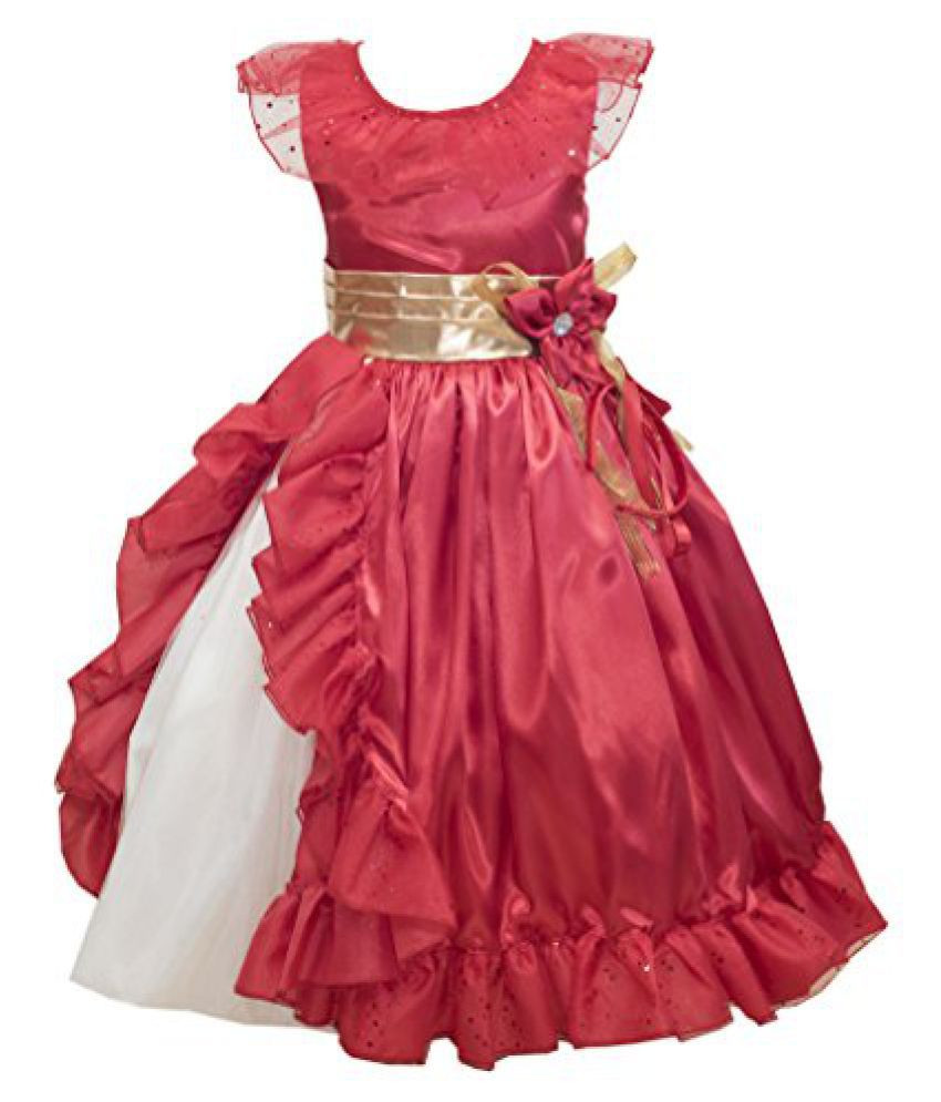 Party Wear For Baby Girls
 Fairy Dolls Girls Party Wear long Gown Baby Girls Party