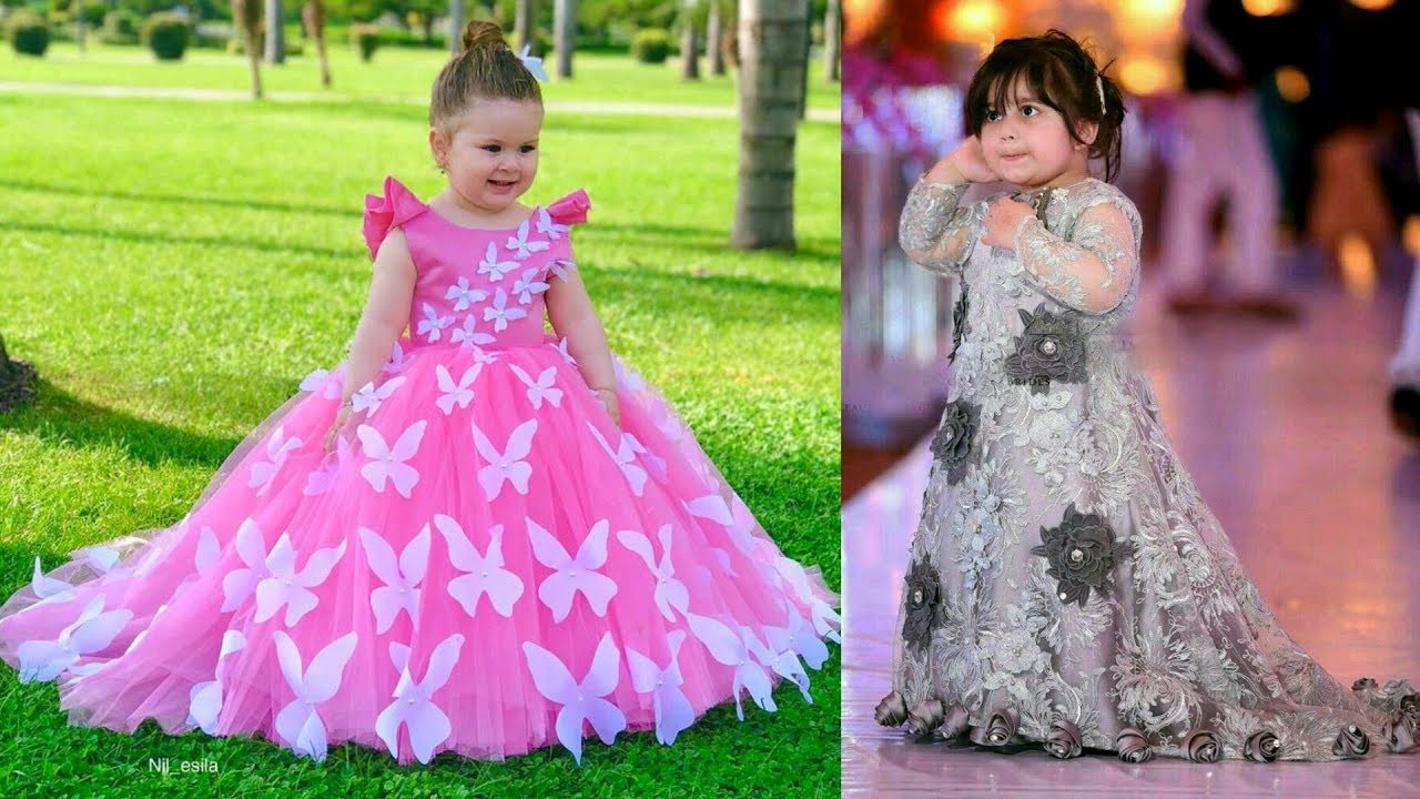 Party Wear For Baby Girls
 Latest Baby Gown Party Wear Dresses For Kids Girls