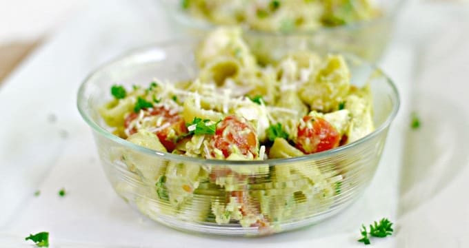 Pasta Salad No Mayo
 Creamy No Mayo Pasta Salad • Housewife How To s