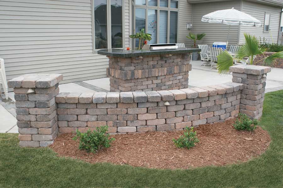 Patio And Landscaping
 Summit Stone Landscape Units
