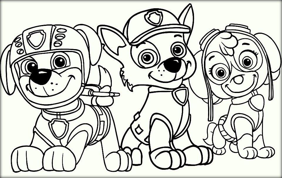 Paw Patrol Coloring Pages For Toddlers
 Free Printable Paw Patrol Coloring Pages at GetDrawings