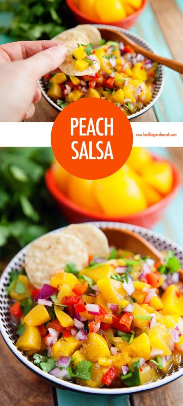 Peach Salsa Recipe For Canning
 Food Bloggers of Canada Quick and Easy Peach Salsa