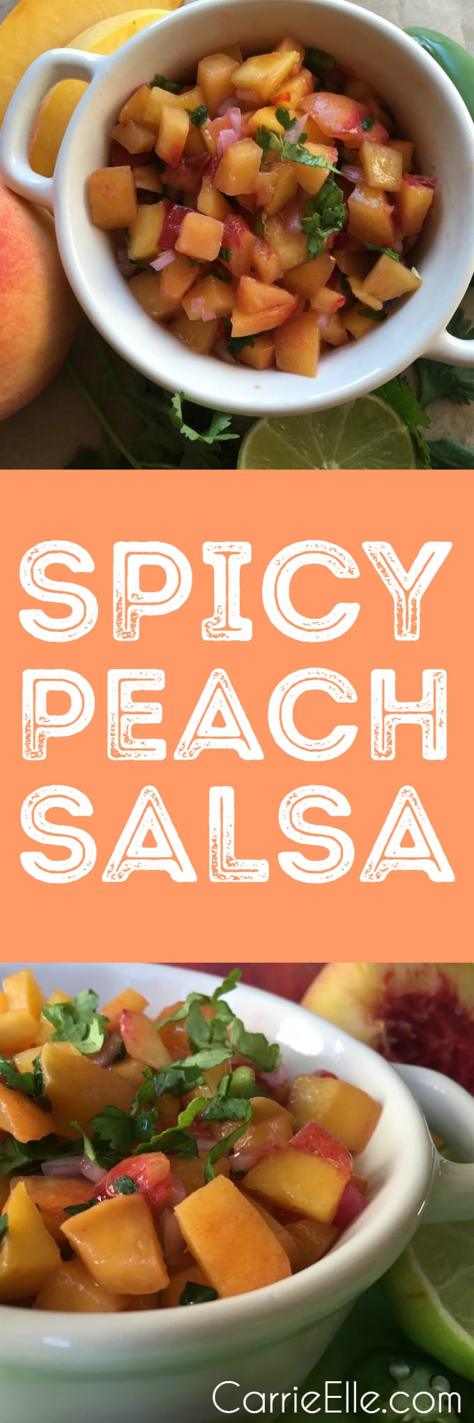 Peach Salsa Recipe For Canning
 Spicy Peach Salsa Carrie Elle