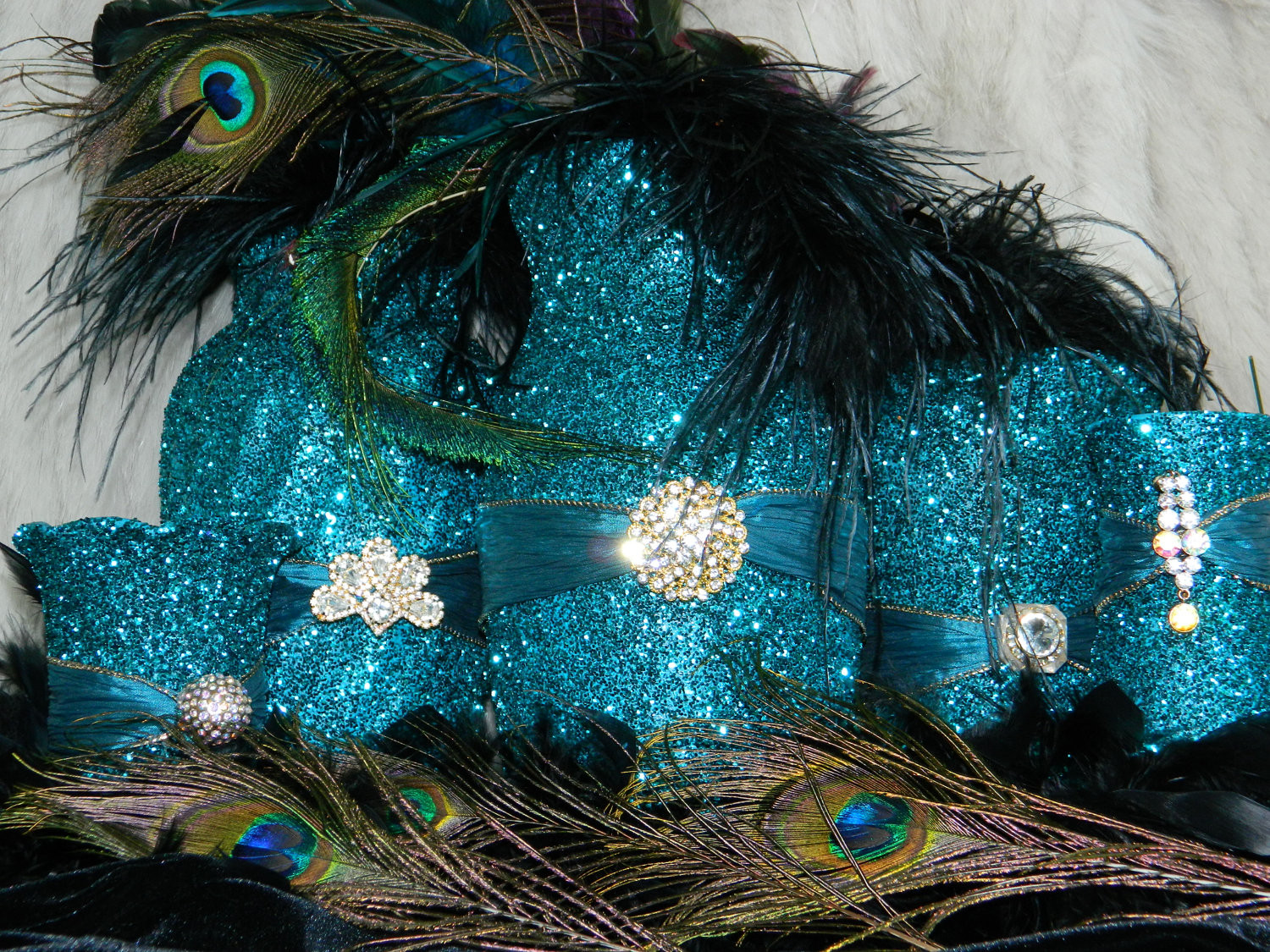 Peacock Decorations For Wedding
 Peacock Wedding Decorations Peacock Wedding by KPGDesigns