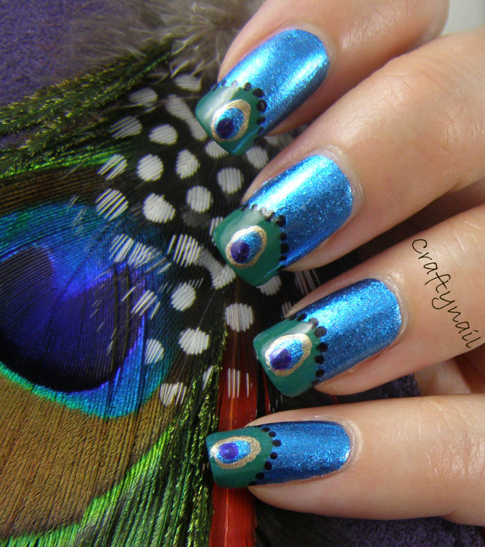 Peacock Nail Designs
 Orly