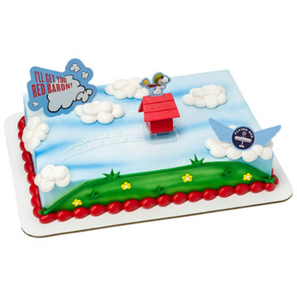 Peanuts Birthday Cake
 The Peanuts Movie Flying Ace Snoopy Cake Topper