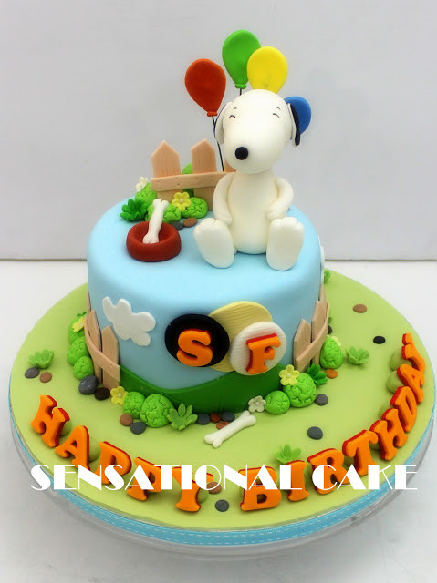 Peanuts Birthday Cake
 The Sensational Cakes SNOOPY CAKE SINGAPORE MINI CAKE
