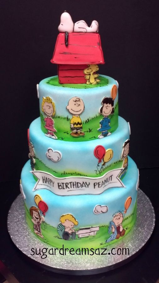 Peanuts Birthday Cake
 1000 images about Snoopy theme party on Pinterest