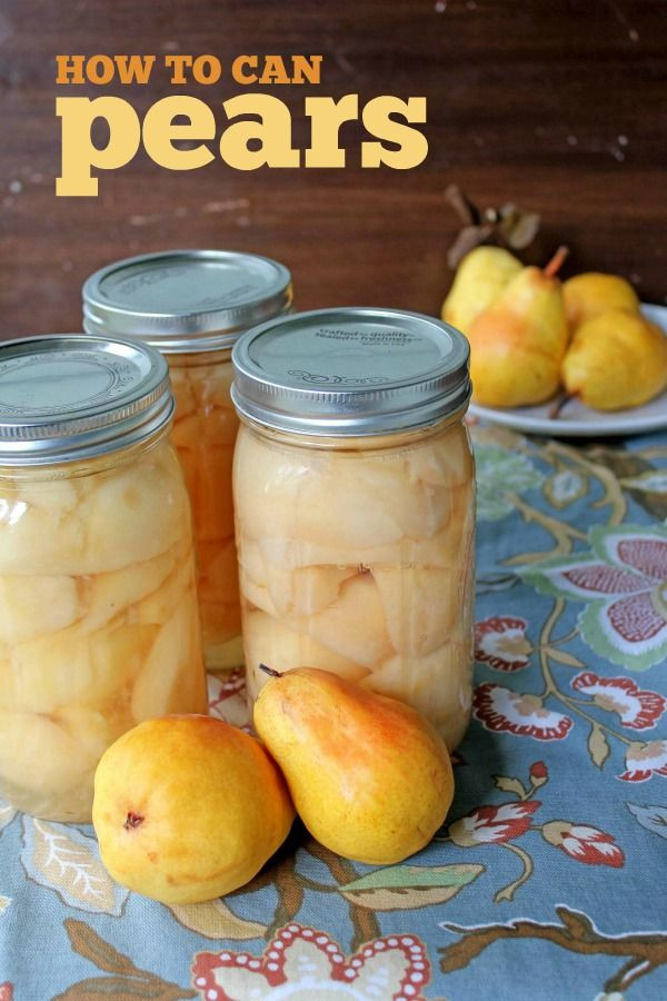Pear Recipes For Canning
 Best 25 Canning pears ideas on Pinterest