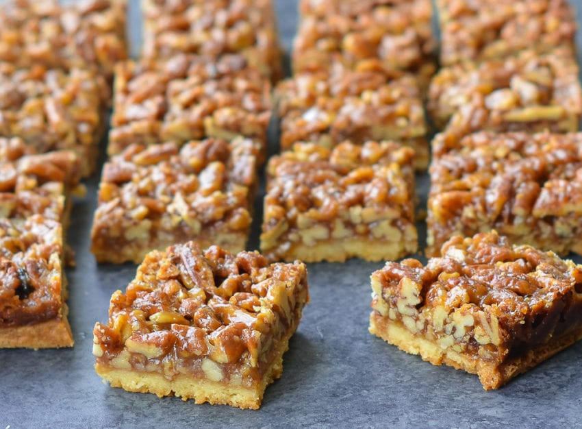 Pecan Pie Bars With Shortbread Crust
 Pecan Squares ce Upon a Chef
