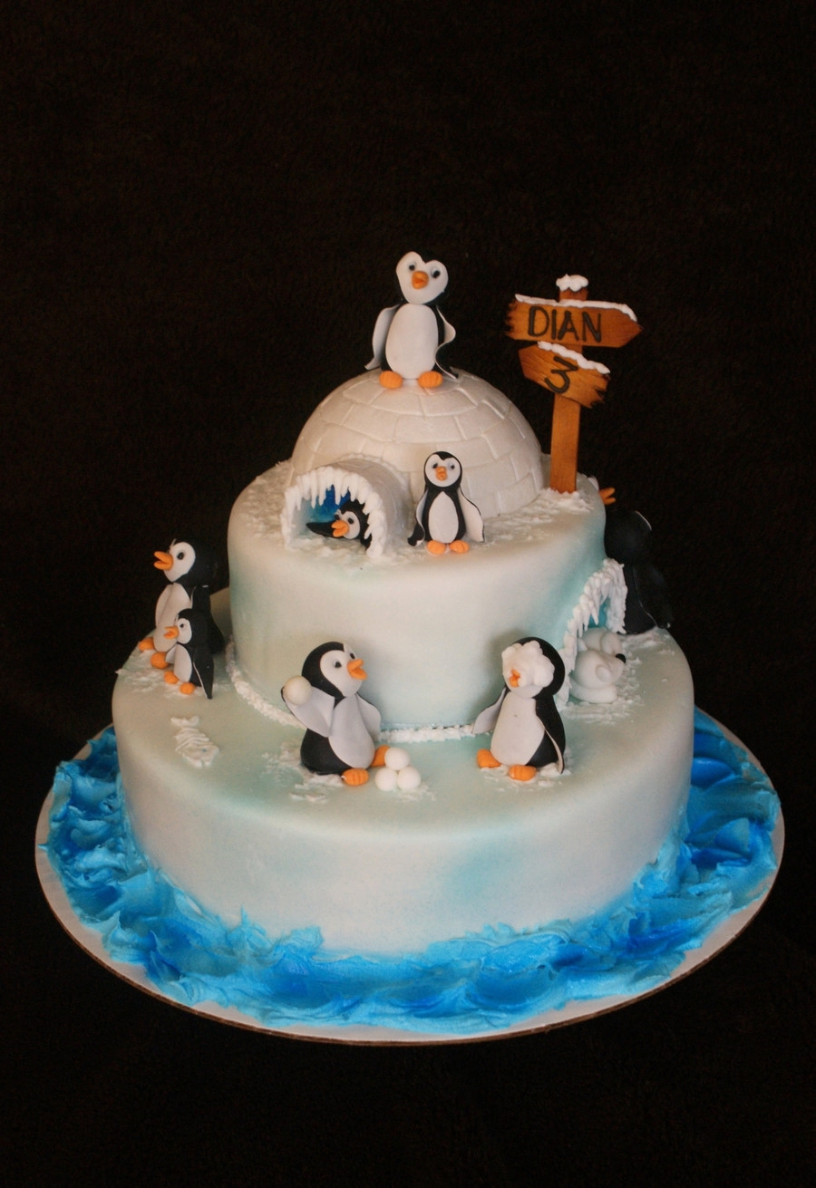 Penguin Birthday Cake
 Penguin Cake CakeCentral