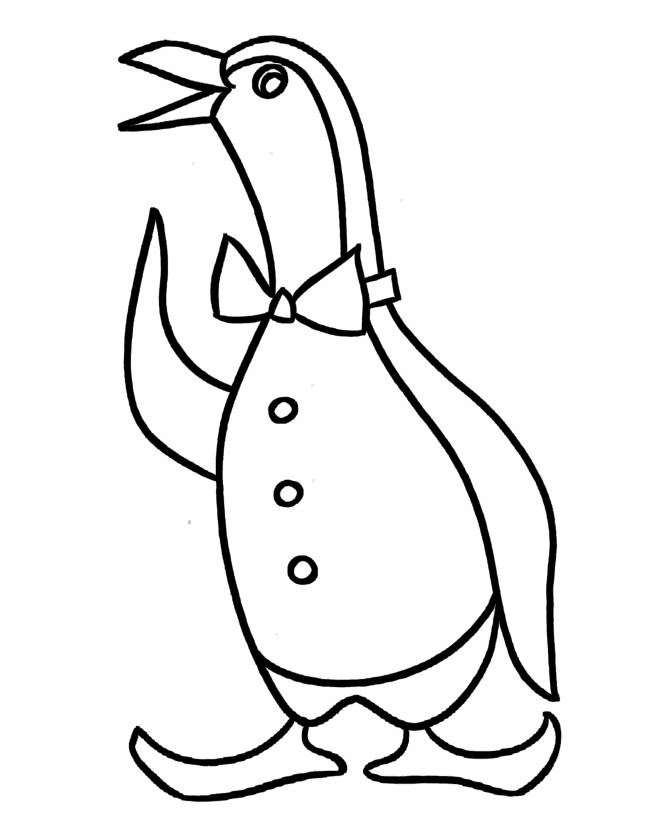 Penguin Coloring Pages For Kids
 Free Printable Penguin Coloring Pages For Kids