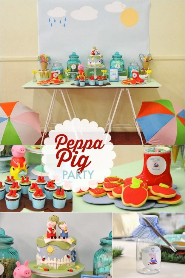 Peppa Pig Birthday Decorations
 Puddle Jumping Boy s Birthday Party Fun with Peppa Pig