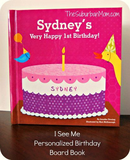 Personalized First Birthday Gifts
 I See Me Personalized Birthday Board Book Gift Idea