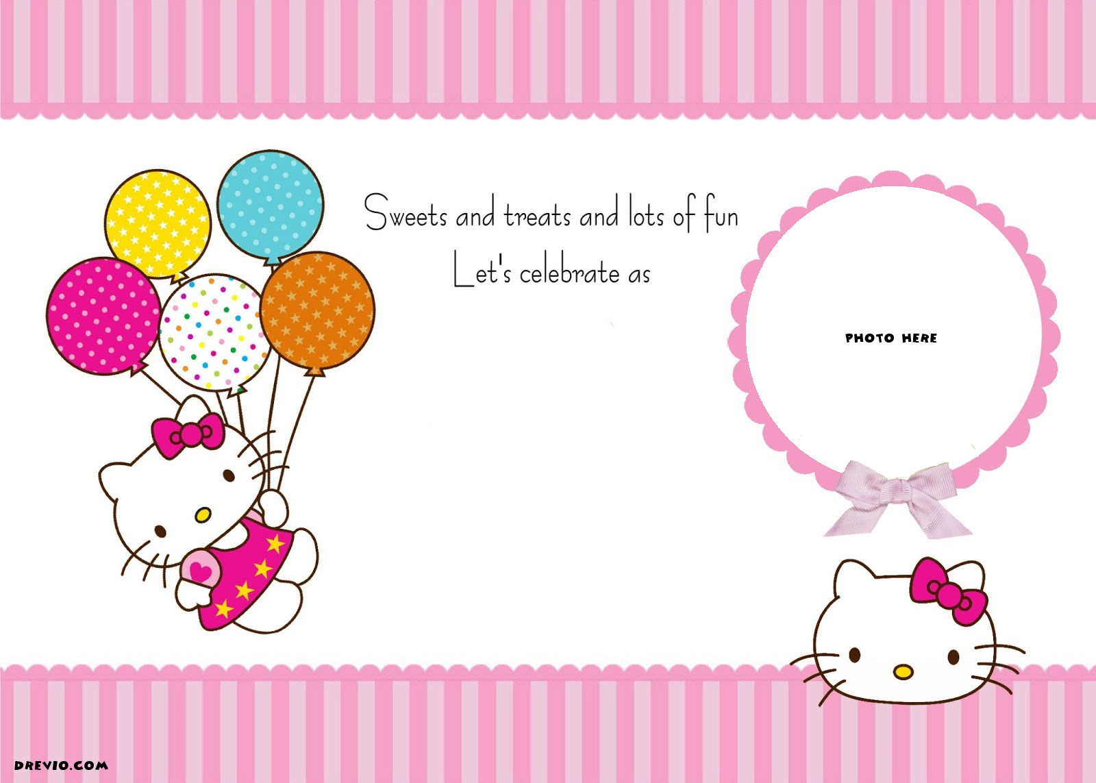 Personalized Hello Kitty Birthday Invitations
 FREE Personalized Hello Kitty Birthday Invitations