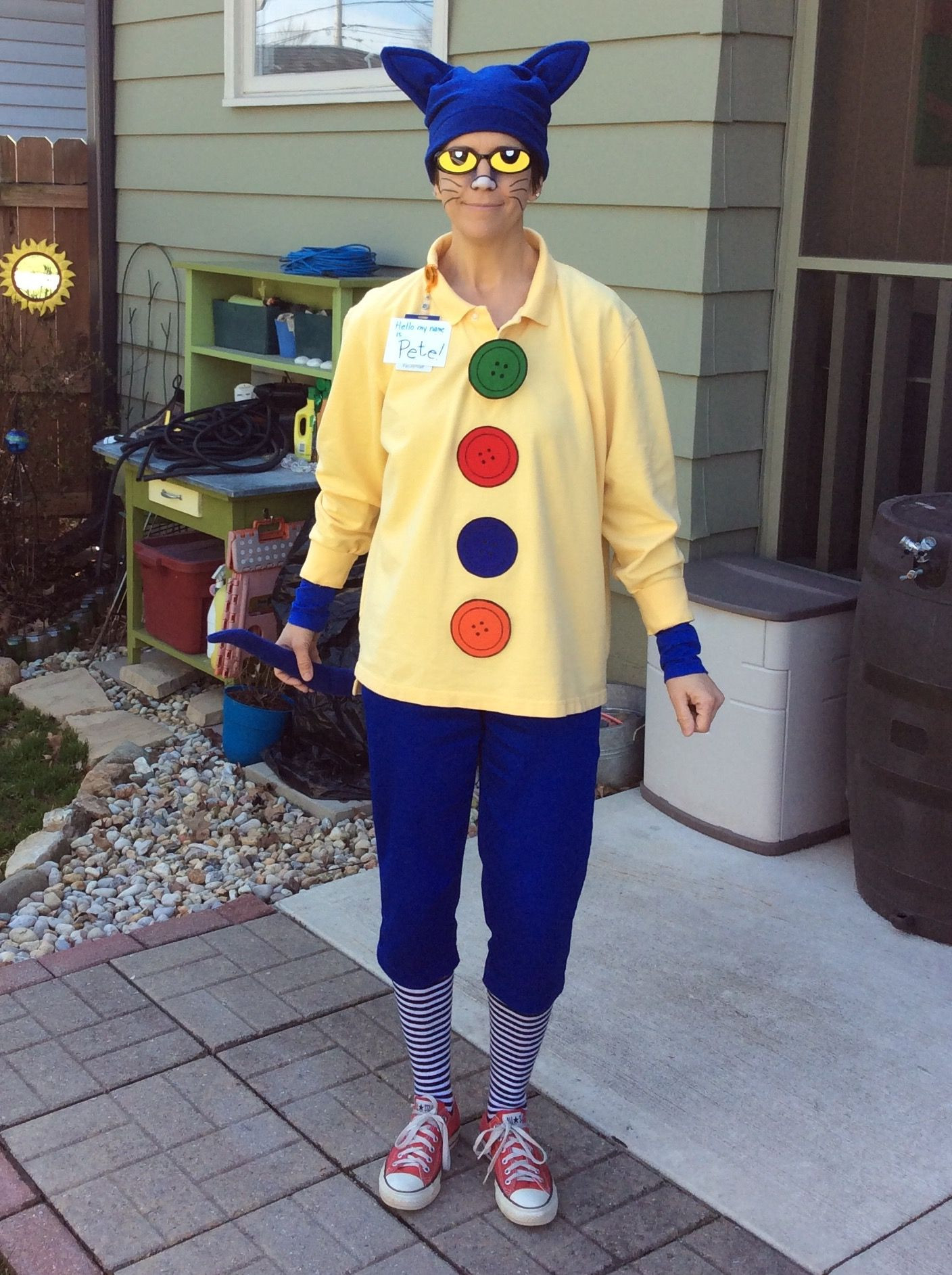 Pete The Cat Costume DIY
 Pete The Cat And His Four Groovy Buttons