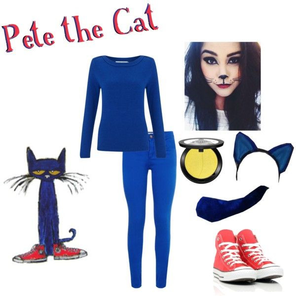 Pete The Cat Costume DIY
 "Pete the Cat" by ashleezy3189 on Polyvore