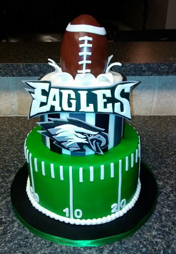 Philadelphia Eagles Birthday Cake
 Charles Grooms cake Wedding Ideas