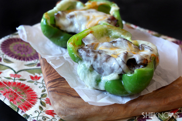 Philly Cheesesteak Stuffed Bell Peppers
 Philly cheesesteak stuffed bell peppers – SheKnows