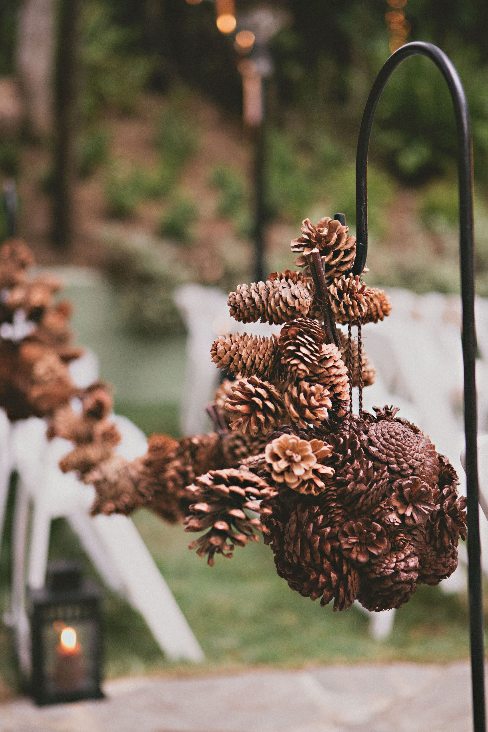 Pine Cone Wedding Decorations
 Southern California Pine Cone Wedding Inspired By This
