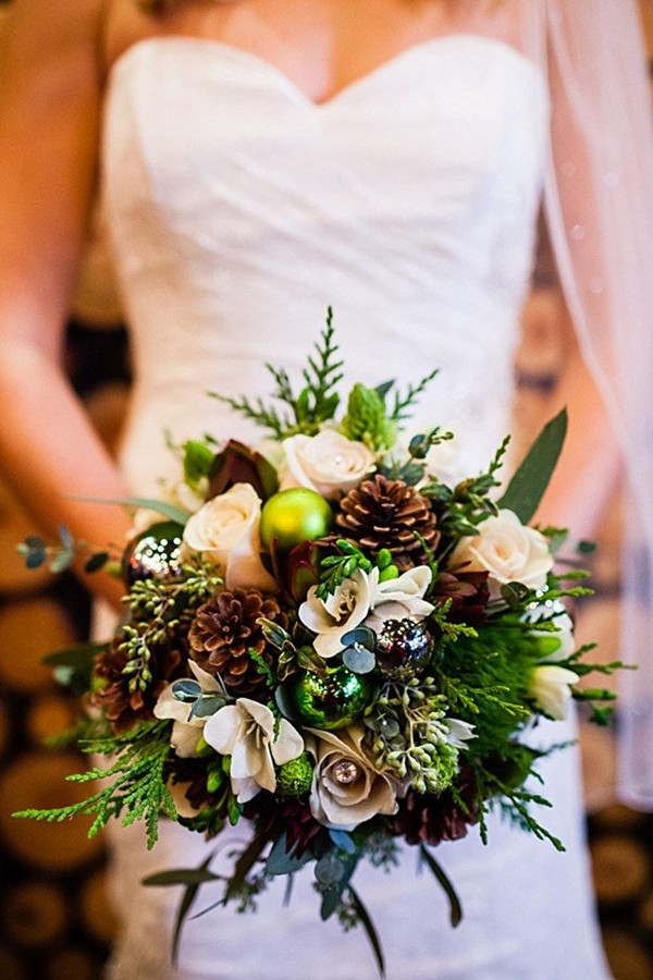 Pine Cone Wedding Decorations
 Top 20 Winter Wedding Ideas With Pines