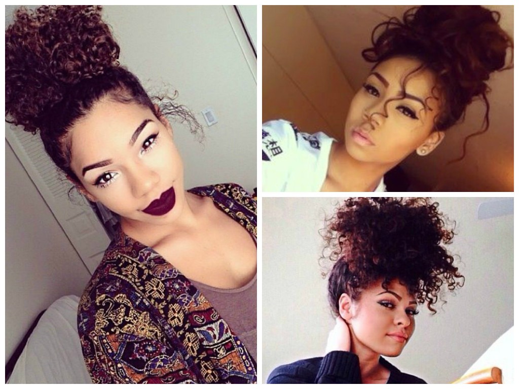 Pineapple Hairstyle Natural Hair
 5 of the best… Natural hairstyles for curly girls – Phoebe