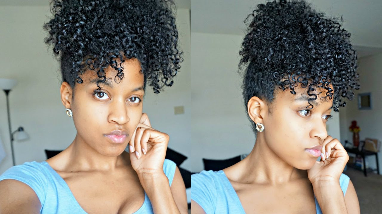 Pineapple Hairstyle Natural Hair
 Quick Curly Hair Updo Pineapple Natural Hair Tutorial