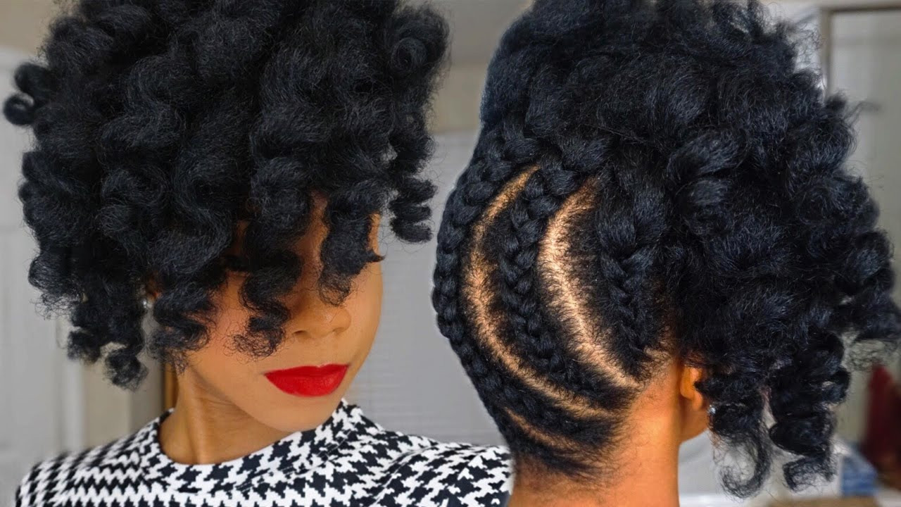Pineapple Hairstyle Natural Hair
 Pineapple Updo on Kinky Natural Hair