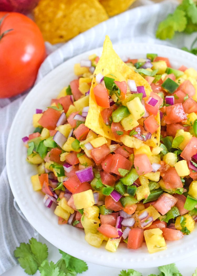 Pineapple Salsa Recipes
 Easy Pineapple Salsa Isabel Eats Easy Mexican Recipes