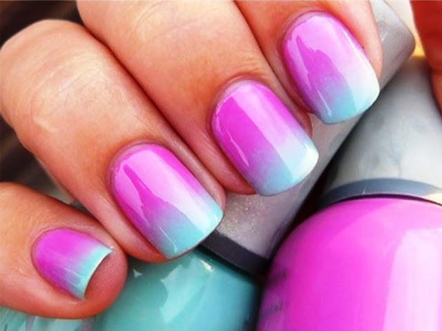 Pink And Blue Nail Designs
 65 Most Stylish Light Blue Nail Art Designs