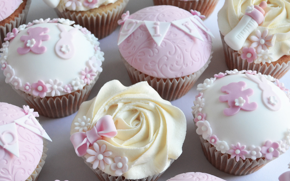 Pink Baby Shower Cupcakes
 Pink Baby Shower Cakes & cupcakes cake maker Liverpool