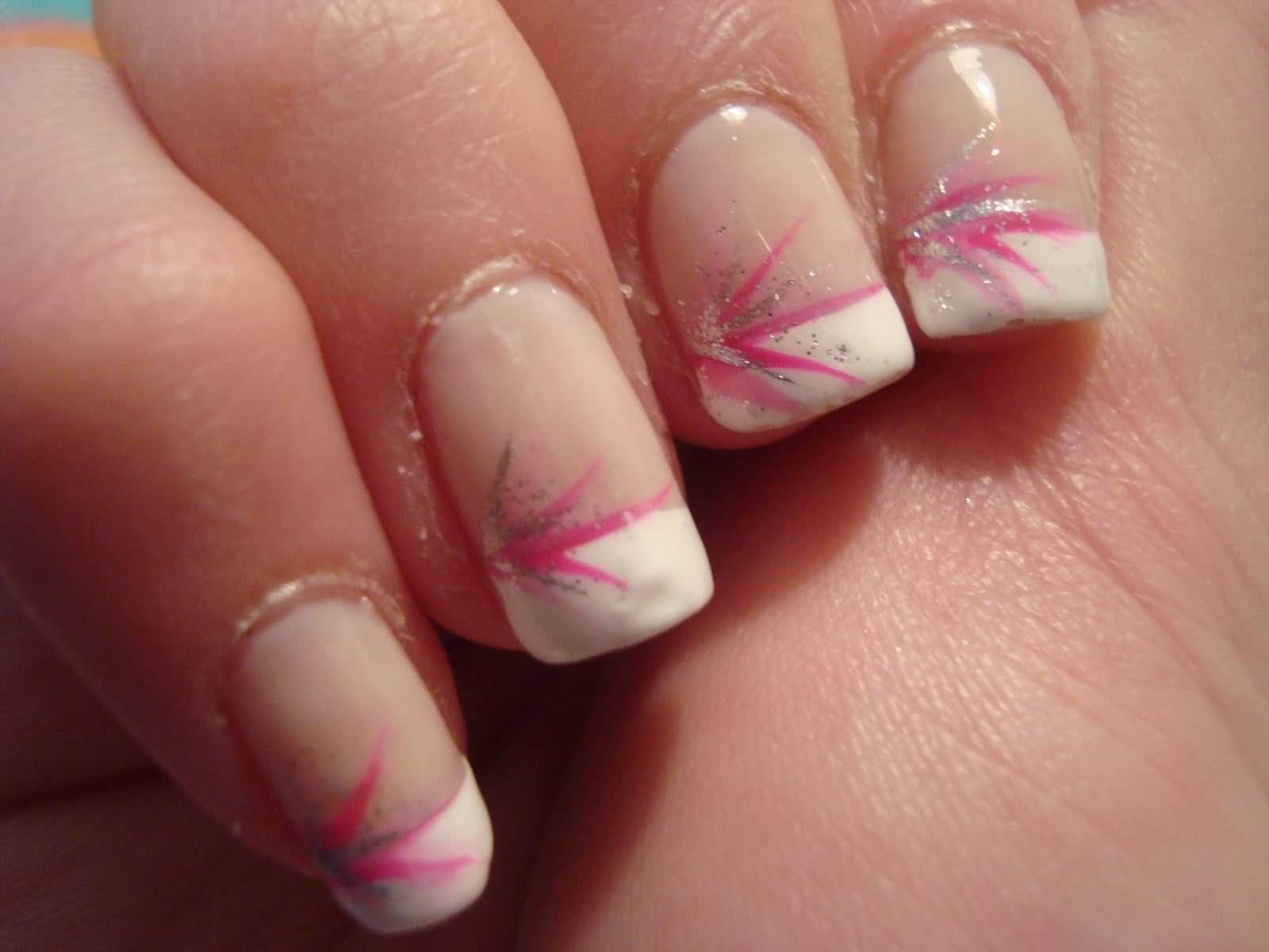 Pink French Tip Nail Designs
 50 Latest French Tip Nail Art Design Ideas