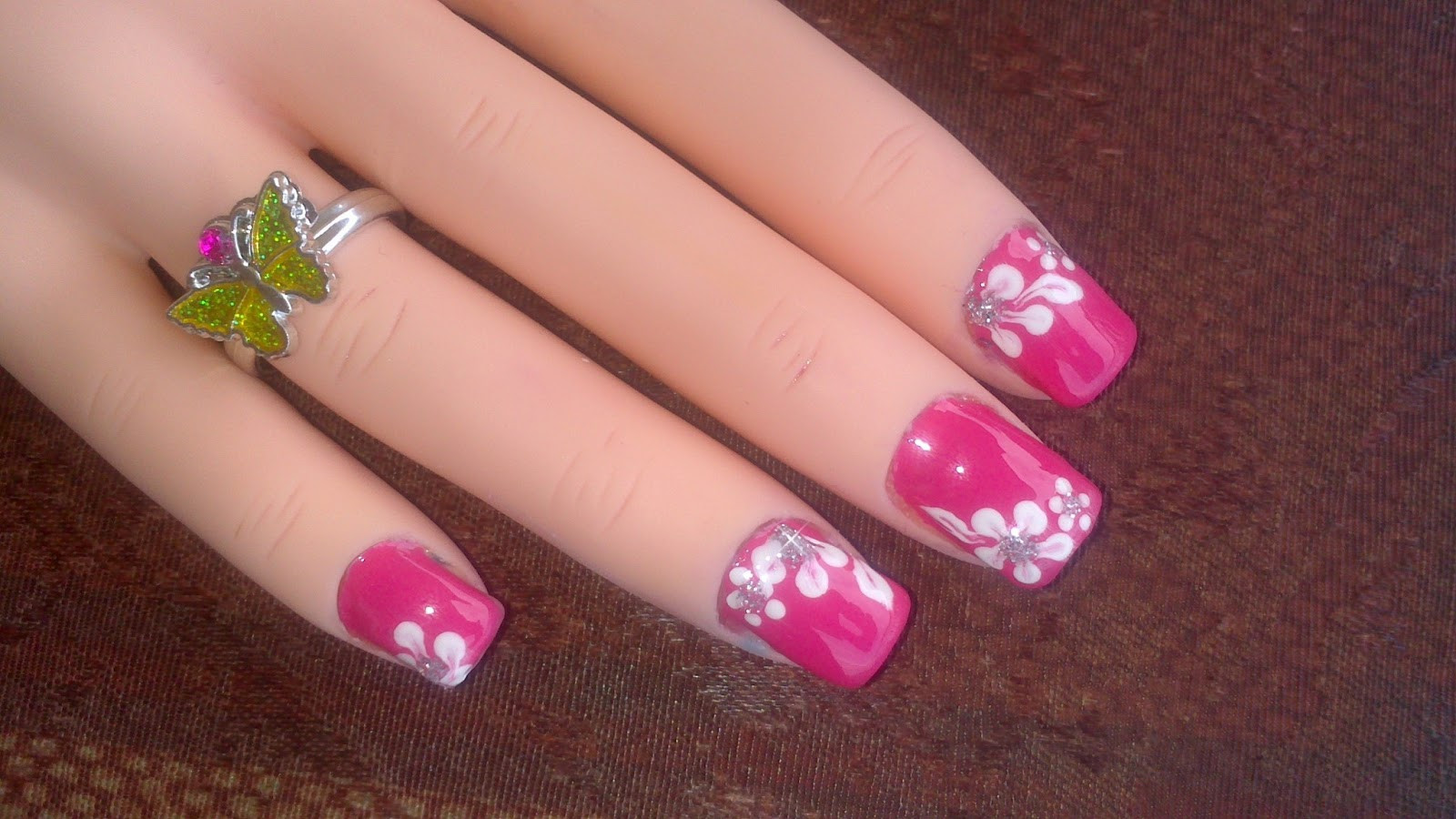 Pink Nail Designs For Short Nails
 Lnetsa s nailart Toe nail design short nails version