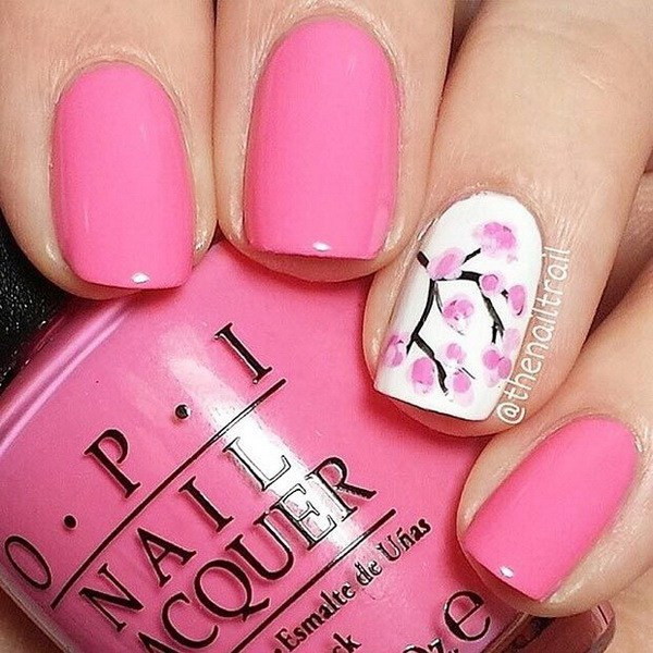 Pink Nail Designs For Short Nails
 45 Pretty Pink Nail Art Designs For Creative Juice