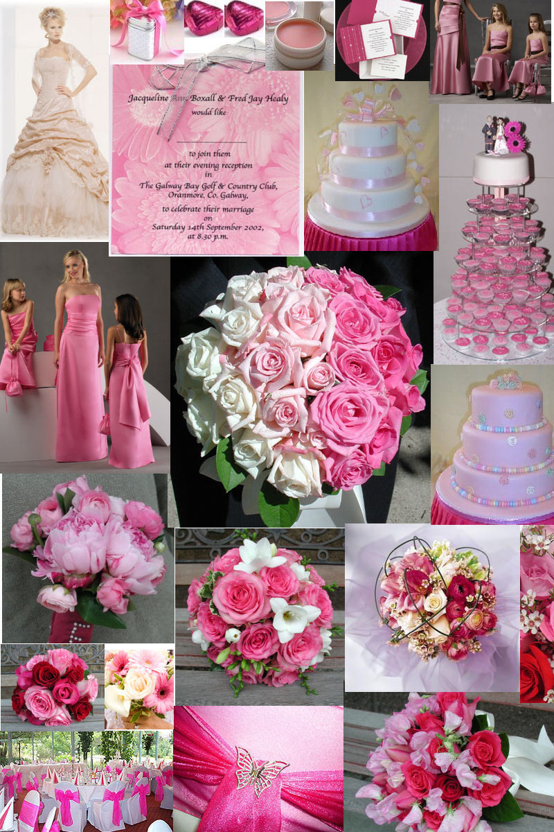 Pink Wedding Decorations
 Our Moments To her U and Me Pink Wedding Theme