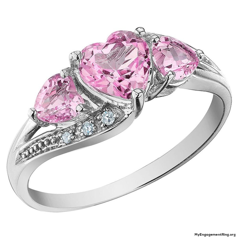 Pink Wedding Rings
 Engagement & Wedding Rings