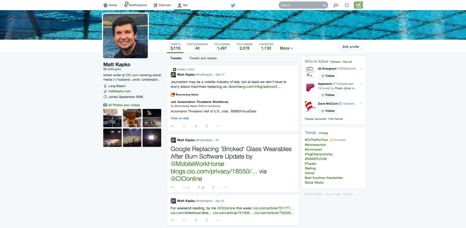 Pins Twitter
 How to Make the Most of Your New Twitter Profile