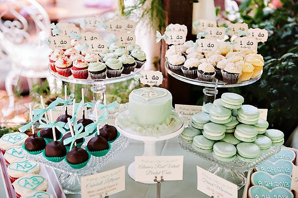 Pinterest Engagement Party Ideas
 Dessert station wedding food sweets cupcakes shower party