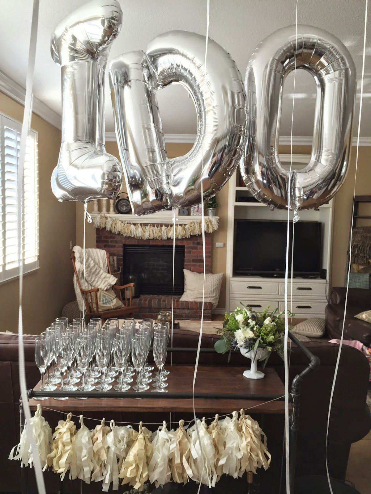 Pinterest Engagement Party Ideas
 Gold silver and white engagement party
