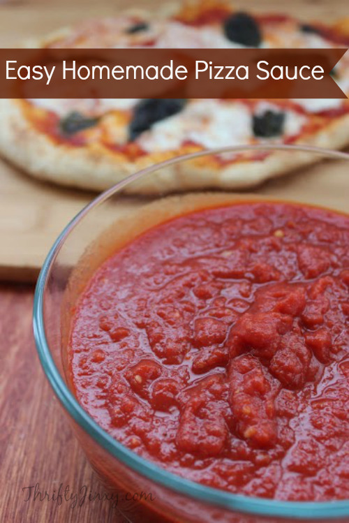 Pizza Sauce Recipe Easy
 Easy Homemade Pizza Sauce Recipe with Canned Tomatoes