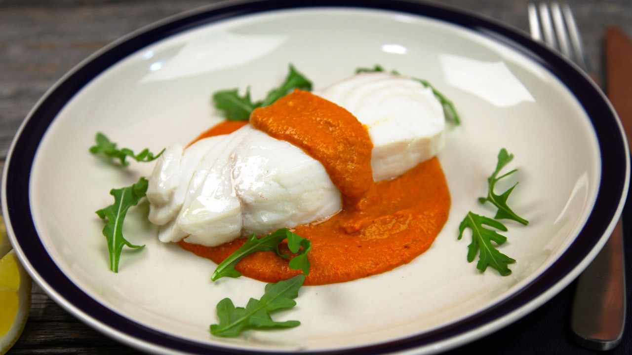 Poach Fish Recipes
 Recipe Poached Fish with Romesco Sauce CBC Life