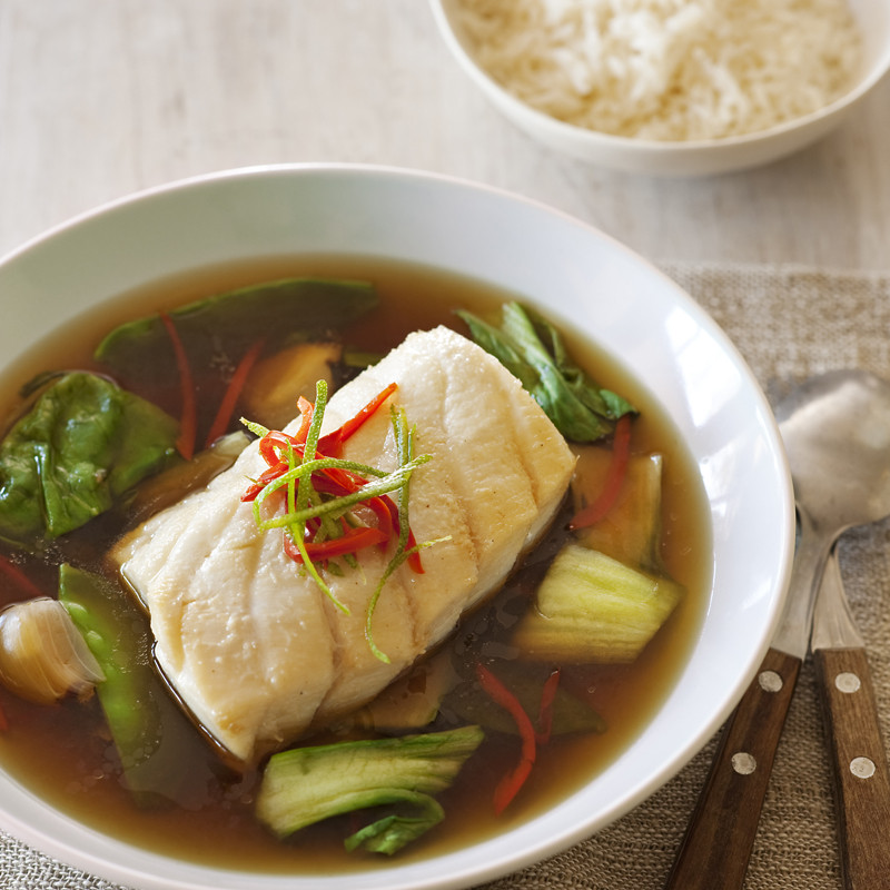 Poach Fish Recipes
 Poached fish in ginger broth Healthy Recipe
