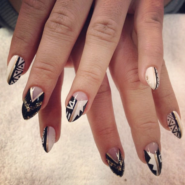 Pointy Nail Designs
 25 Pointy Nail Art Designs Ideas