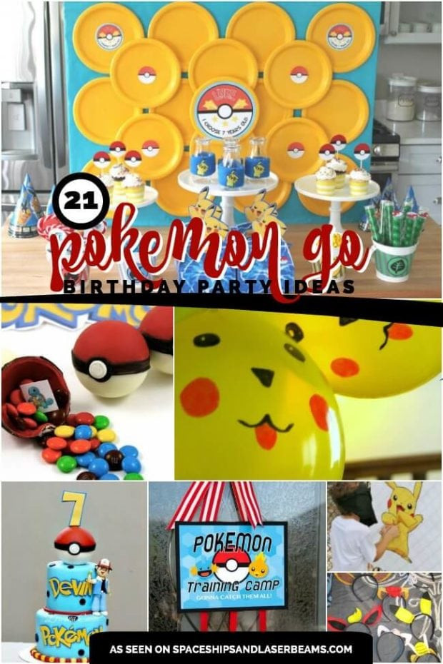 Pokemon Birthday Decorations
 21 Top Pokemon Go Birthday Party Ideas Spaceships and