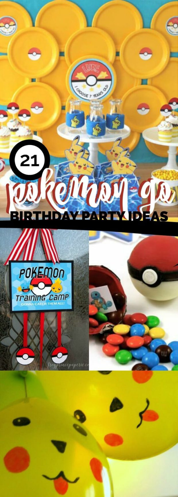 Pokemon Birthday Decorations
 21 Top Pokemon Go Birthday Party Ideas Spaceships and