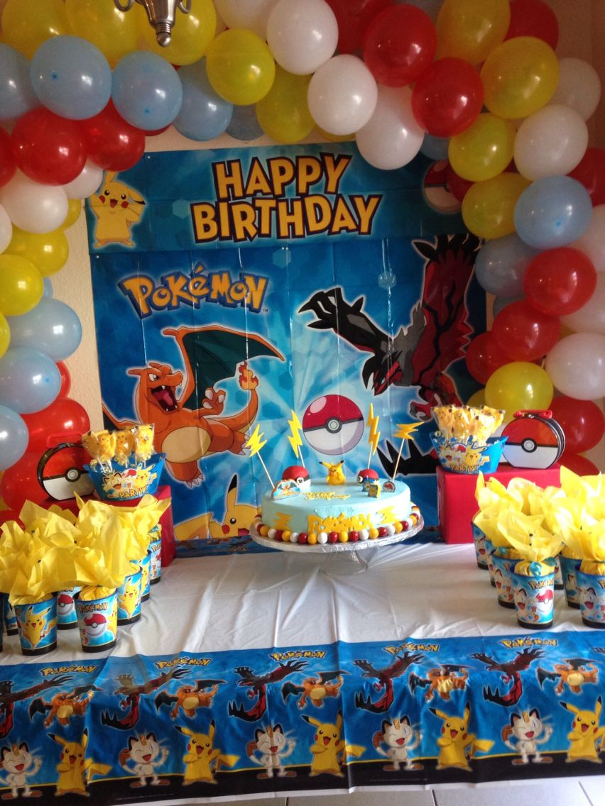 Pokemon Birthday Decorations
 Pokemon party decoration Pokemon party in 2019